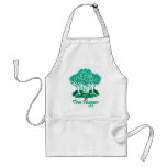 Aqua Tree Hugger Nature Environmentalist Aprons