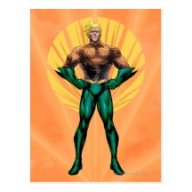 Aquaman Standing Postcard