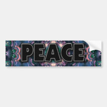 Aquamarine Dream, Peace Bumper Sticker