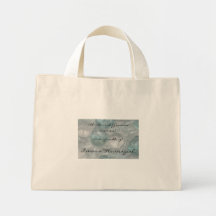 Aquamarine Gems Flowergirl Bag