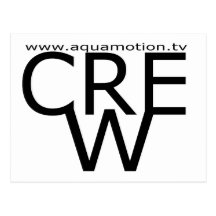 aquamotion film tv CREW POSTCARD