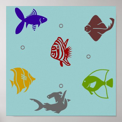 Aquarium Poster by soulkreationz