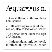Aquarius Astrology Poster Print posters