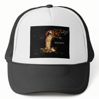 Aquarius-Cap Mesh Hats by BartBoese