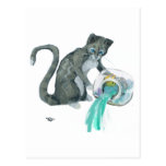 Aquarius Cat Postcards
