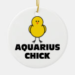 Aquarius Chick Ornaments