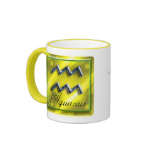 aquarius coffee mug