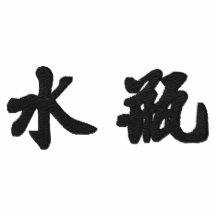 Aquarius (H) Chinese Calligraphy Design 2