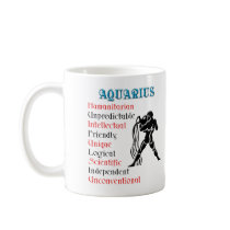 Aquarius Horoscope Zodiac Sign Coffee Mugs