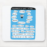 aquarius mousepads