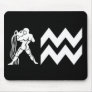 Aquarius with  Symbol Mouse Pads