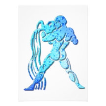 Aquarius Zodiac Invitation