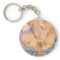 Aquarius Zodiac Key Chain