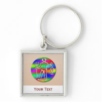 Aquarius Zodiac Rainbow Luggage Baggage Laptop Tag Keychains