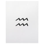 Aquarius - Zodiac Sign letterhead