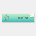Aquarius Zodiac Star Sign In Light Silver Room Or Bumper Stickers