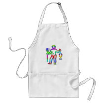Aquarius Zodiac Star Sign Rainbow Aprons