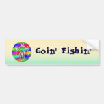 Aquarius Zodiac Star Sign Rainbow Bumper Sticker