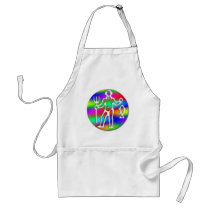 Aquarius Zodiac Star Sign Rainbow Crafts Cook Chef Aprons