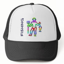 Aquarius Zodiac Star Sign Rainbow Fishing