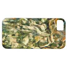 Aquatic Abstract  texture i iPhone 5 Case