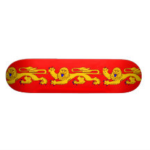 Aquitaine, France flag Skateboard Deck