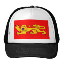 Aquitaine, France flag Trucker Hat