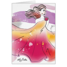 AquqBella Greeting Card - Fairy2