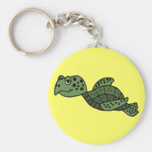 AR- Sea Turtle Cartoon Keychain