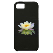 ARA ARTIST IPHONE5 CASE - WHITE LOTUS ON BLACK