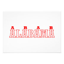 Arab, Alabama City Design Custom Invite