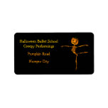 Arabesque Ballet Position Personalized Address Labels
