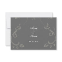 Arabesque Flourish Chalkboard RSVP