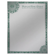 Arabesque Silver Lace, letterhead