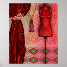 Arabesque victorien, OPHÉLIE - Gothique Poster