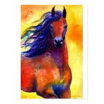 Arabian horse 1 painting products and gifts postcard
