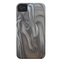 Arabian Horse Grey iPhone 4 Cover