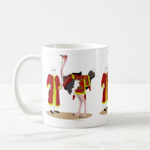 Arabian Native Costume Ostrich Mug