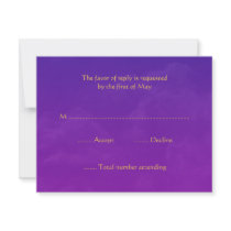 Arabian Nights RSVP Response Cards