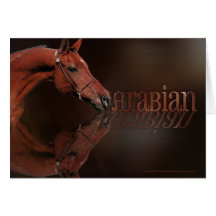 Arabian Reflection - Mama Greeting Cards