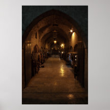 Arabic Aleppo Handcraft Bazaar - Syria Middle East Poster