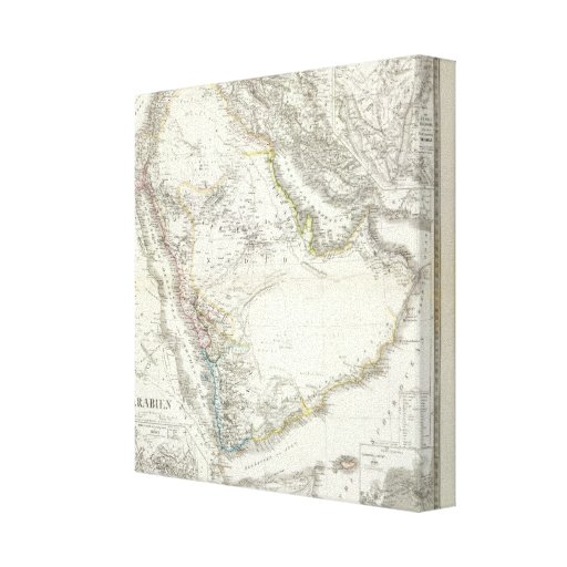 Arabien - Arabian Peninsula Gallery Wrapped Canvas
