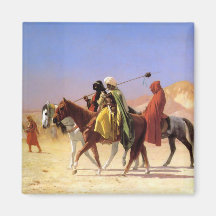 "Arabs Crossing The Desert", by Jean Leon Gerome Magnet