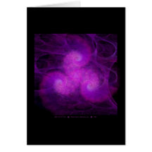 Arachne's Triskelion Greeting Card