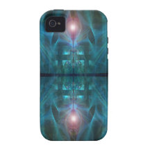 araignée bleue iPhone 4 case