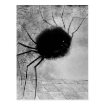 Araignée riante par Bertrand-Jean Redon Carte Postale