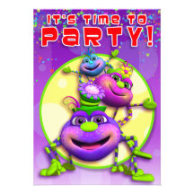Araignées de Bitsy d'Invitation-Itsy d'anniversair