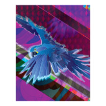 Arara azul modelos de papel de carta