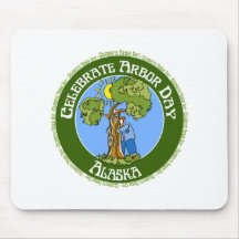 Arbor Day Alaska Mouse Pad