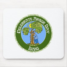 Arbor Day Idaho Mouse Mats